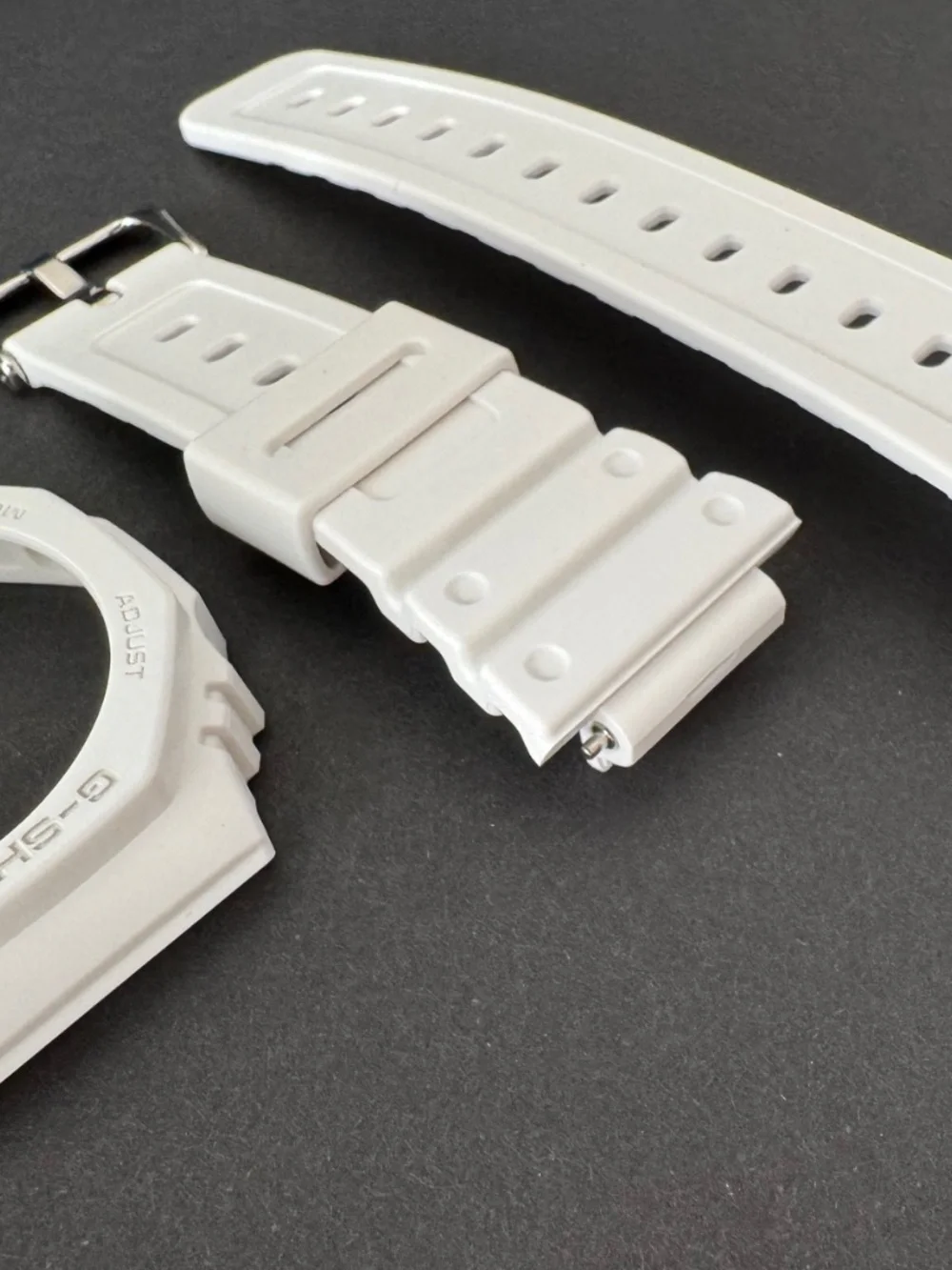 Genuine Casio G-Shock Band Strap & Bezel Set GA-2100 & GA-B2100 White Rubber